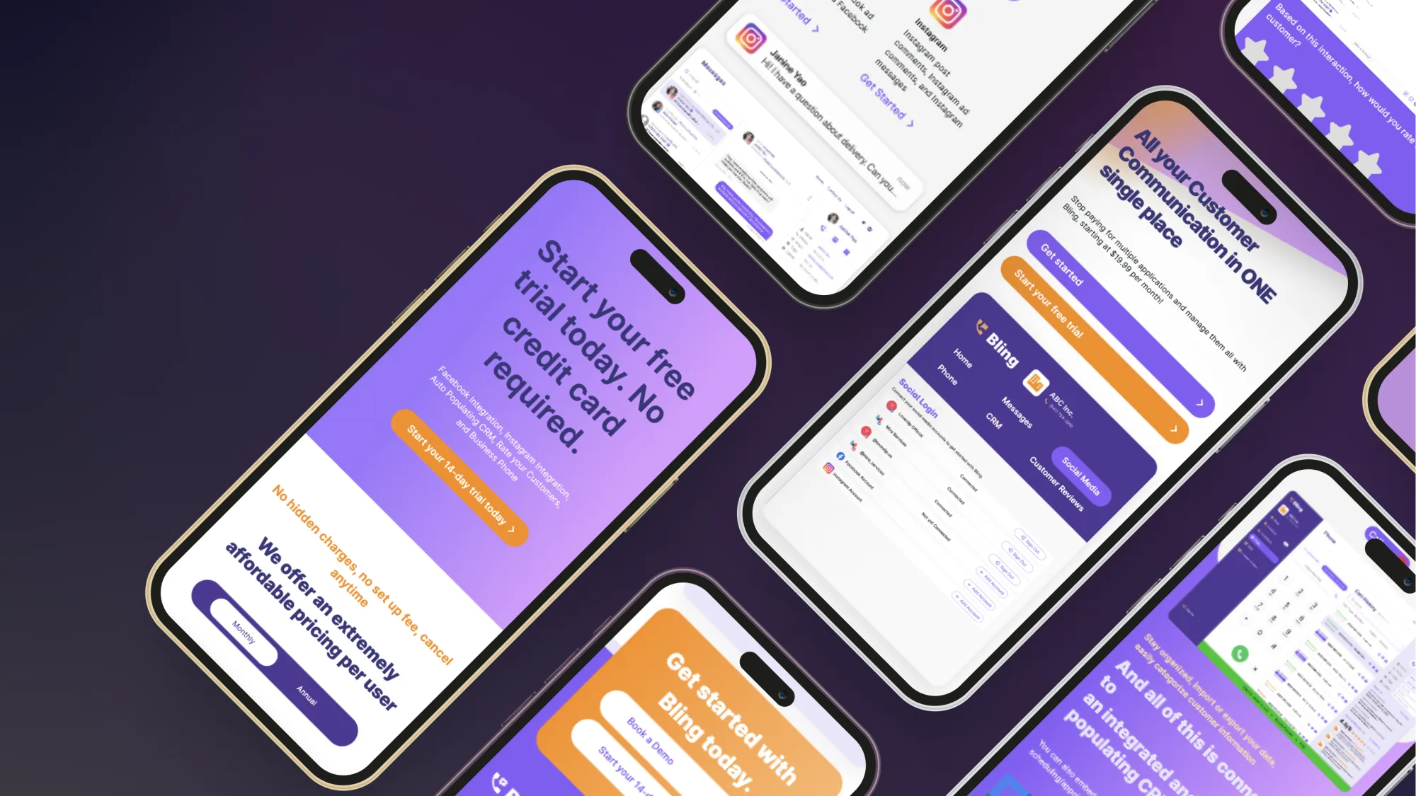 Bling: A website redesign for an SF startup