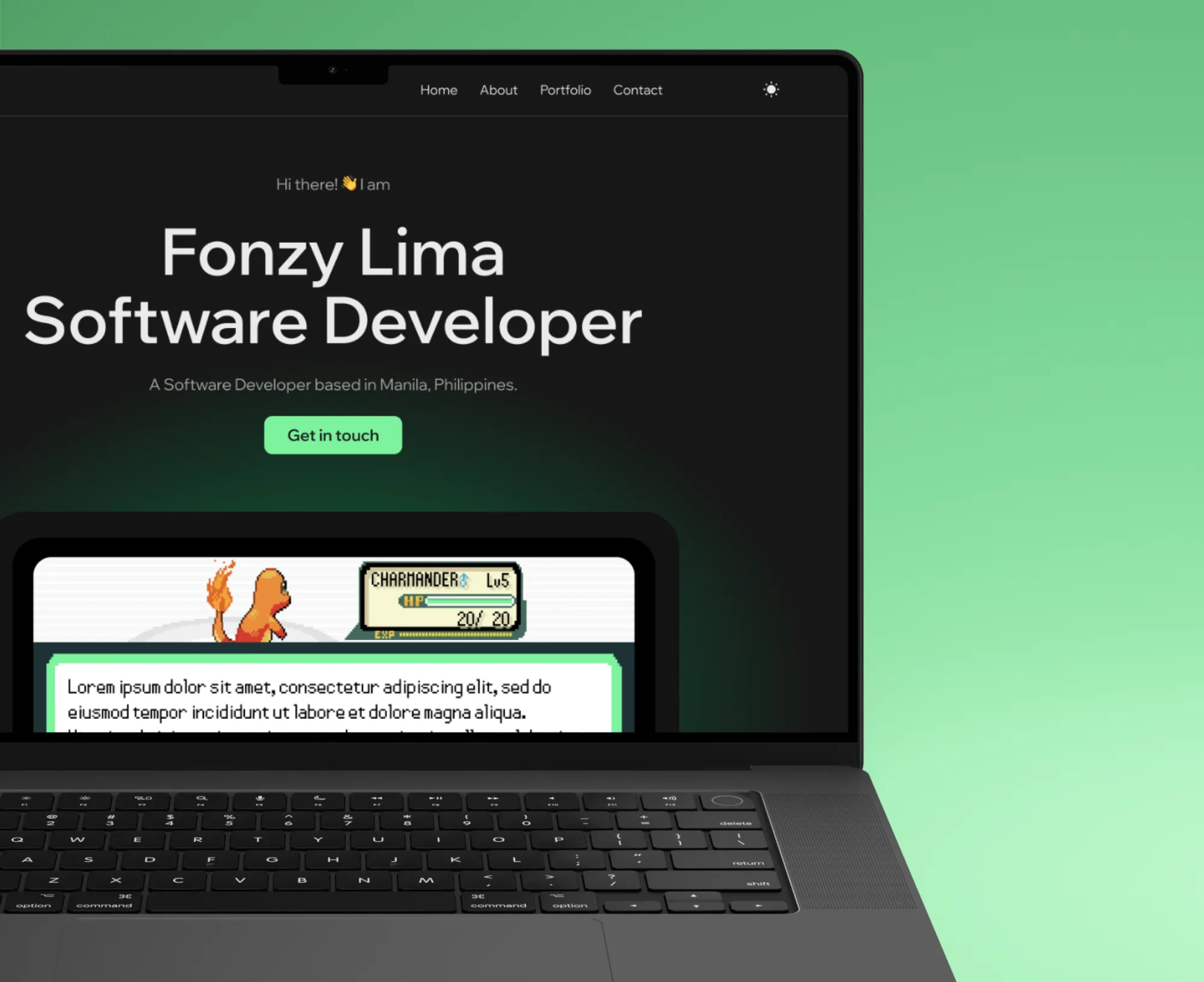 A portfolio for a software engineer
