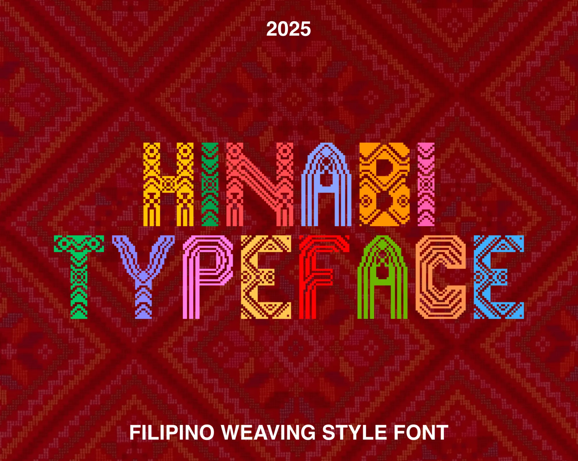 Hinabi: A typeface woven from Filipino patterns