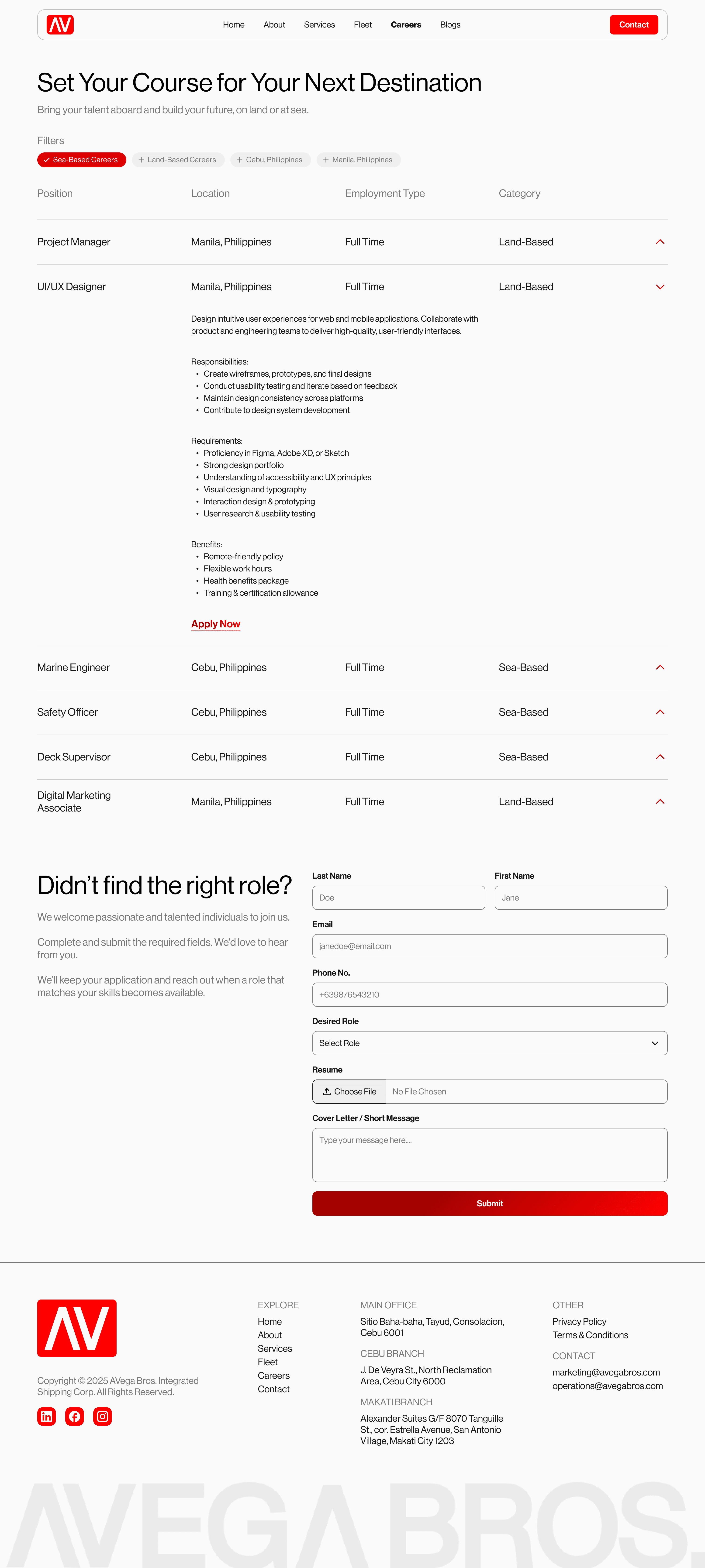 Careers job board