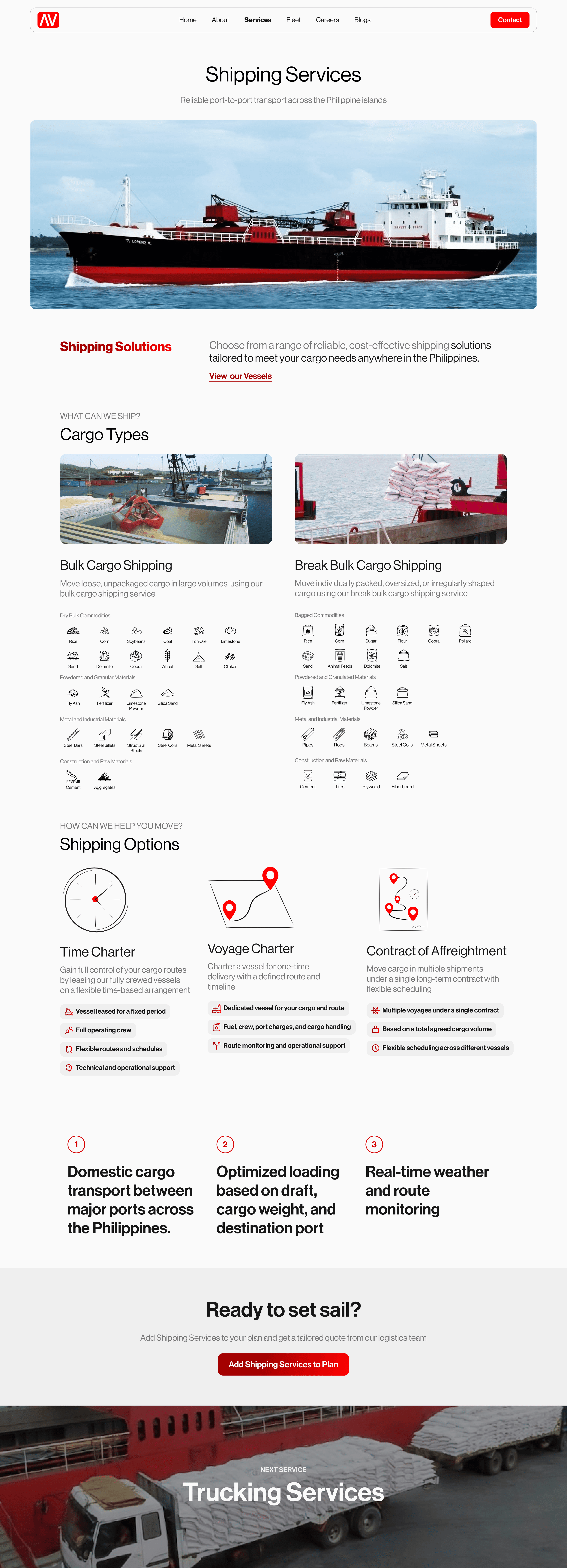Service page example